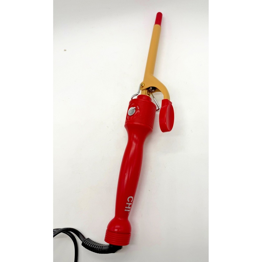 Red CHI SPRING Ceramic Curling Iron 1/2 " GF1556